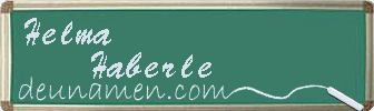 Helma Haberle Visitenkarte